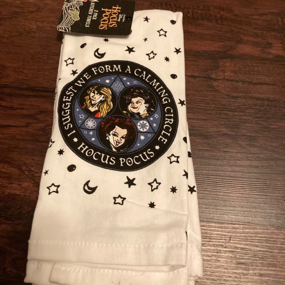 Hocus Pocus Dish Towel NWT